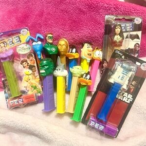 Rare Vintage Pez Dispensers Set lot bundle Disney Star Wars bugs bunny marvel
